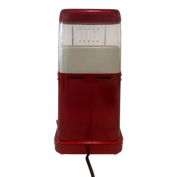 Nostalgia Hot-Air Popcorn Maker, 8 Cups | Retro Red | Oil-Free - Picture 3 of 6
